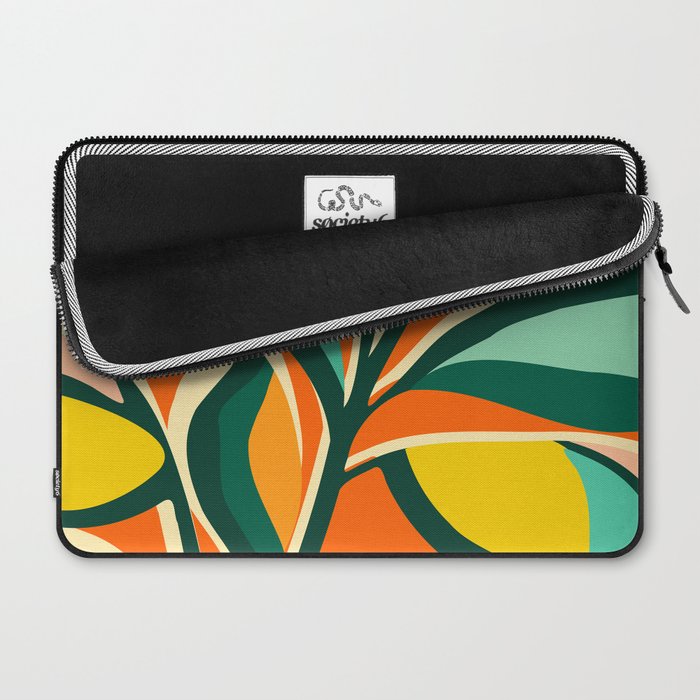 Garden Festival - Abstract Botanical Series Laptop Sleeve Gallery Image 2