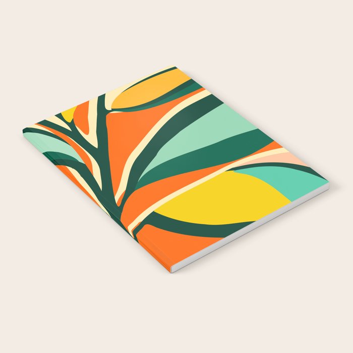 Garden Festival - Abstract Botanical Series Notebook