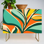 Garden Festival - Abstract Botanical Series Credenza Gallery Image 1