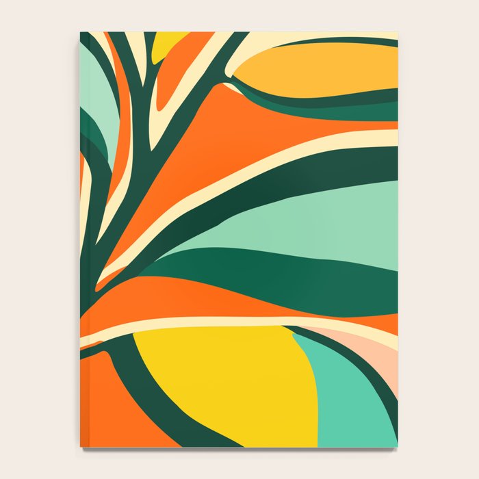 Garden Festival - Abstract Botanical Series Notebook Gallery Image 4