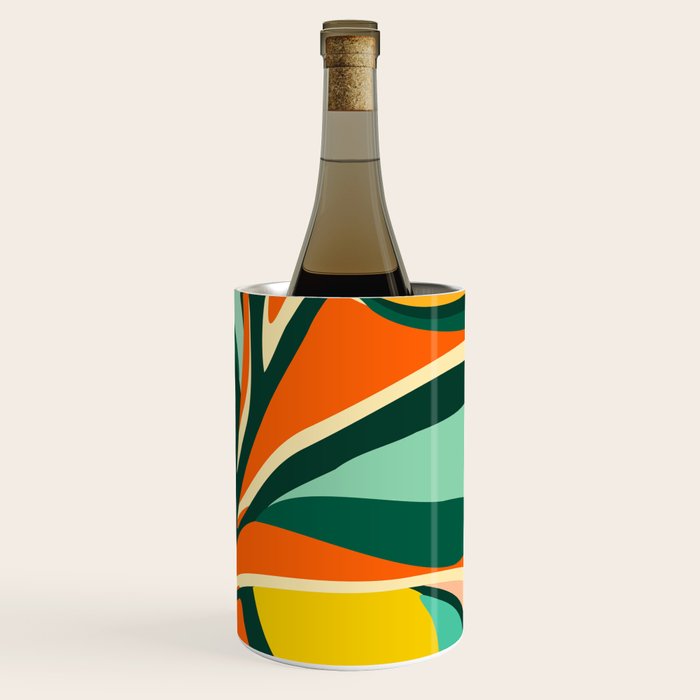Garden Festival - Abstract Botanical Series Wine Chiller Gallery Image 3