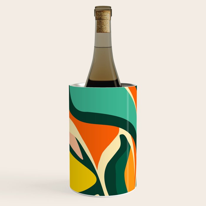 Garden Festival - Abstract Botanical Series Wine Chiller Gallery Image 2