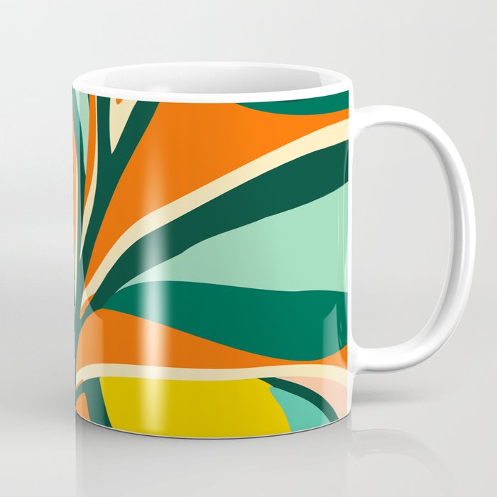 Garden Festival - Abstract Botanical Series Coffee Mug Gallery Image 1