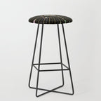 Evil Eye Mandala - Black Stool Gallery Image 1
