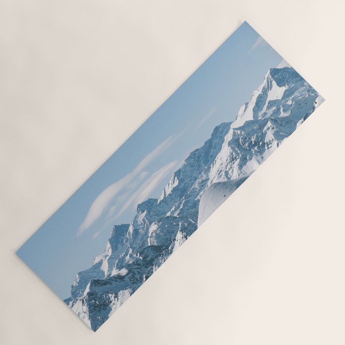Snowy mountain range Yoga Mat Gallery Image 1