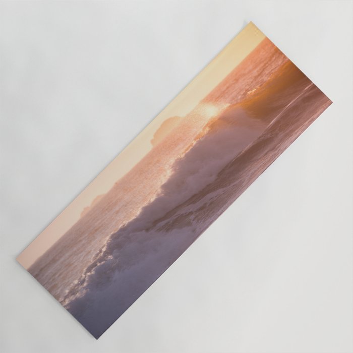 Ocean sunset Yoga Mat Gallery Image 1