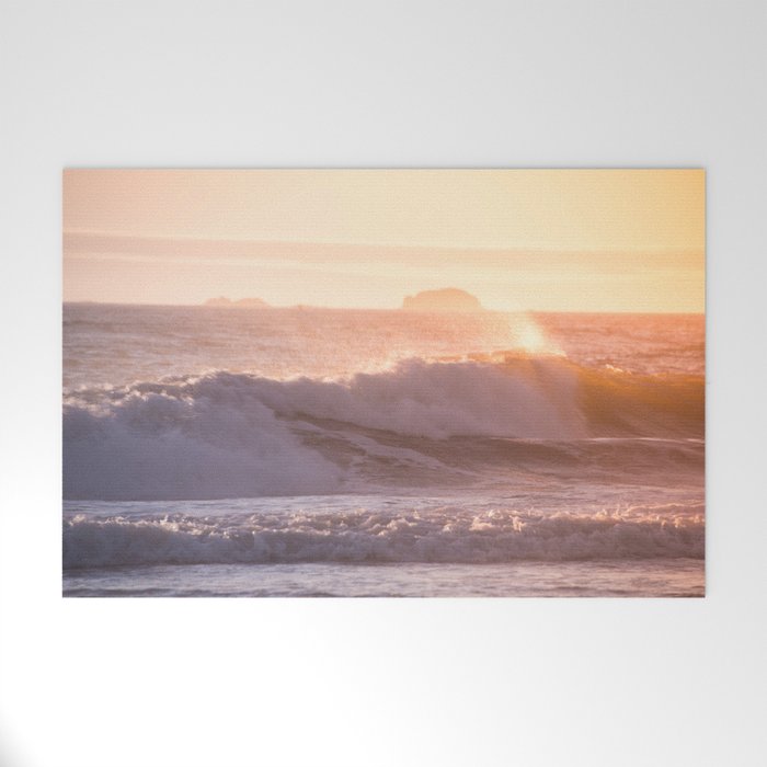 Ocean sunset Welcome Mat Gallery Image 1