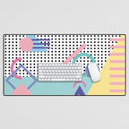 Memphis Pattern 5 - 80s - 90s - Retro Desk Mat Gallery Image 1