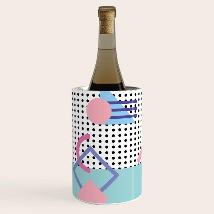 Memphis Pattern 5 - 80s - 90s - Retro Wine Chiller Gallery Image 2