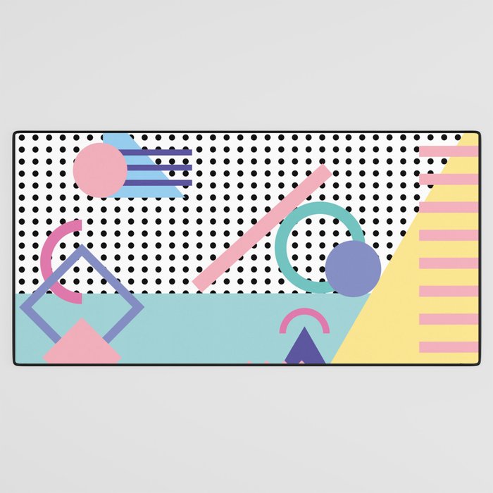 Memphis Pattern 5 - 80s - 90s - Retro Desk Mat Gallery Image 3