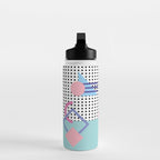 Memphis Pattern 5 - 80s - 90s - Retro Water Bottle Gallery Image 3