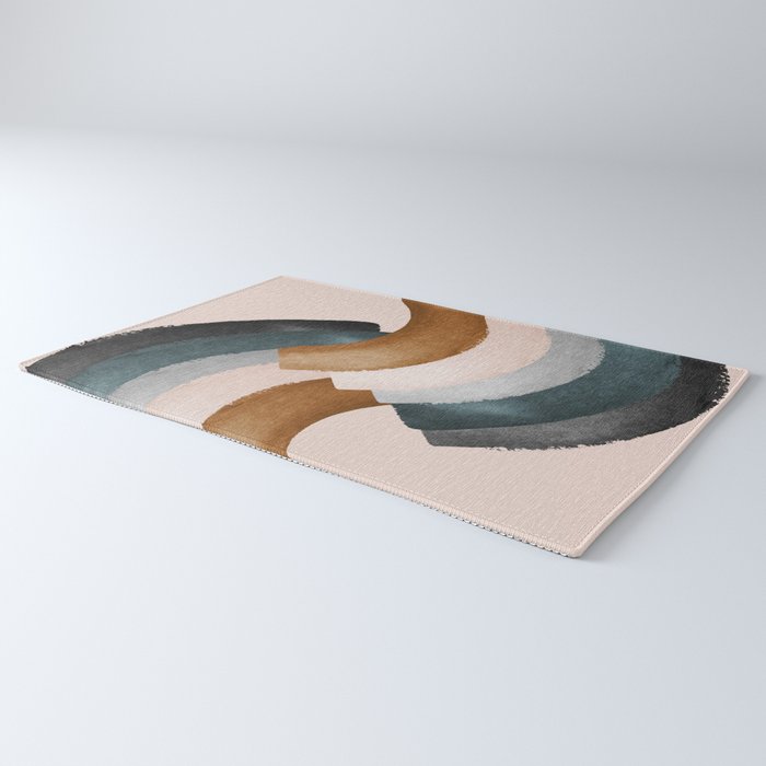 Brushstroke rainbows Rug Gallery Image 3