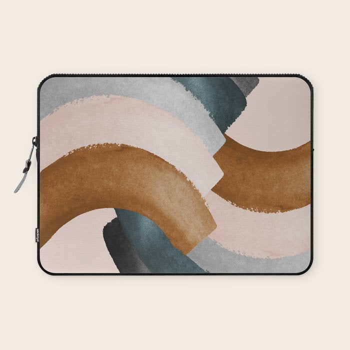 Brushstroke rainbows Laptop Sleeve Gallery Image 1