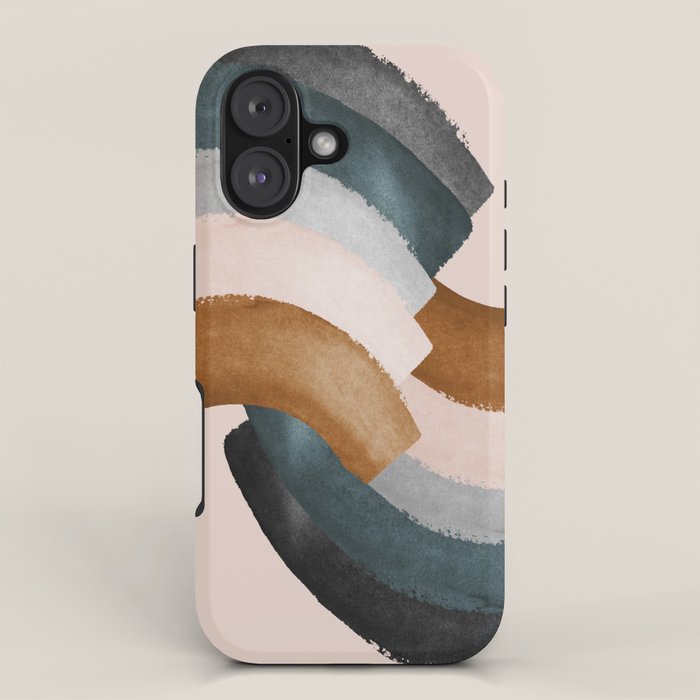 Brushstroke rainbows iPhone Case Gallery Image 1