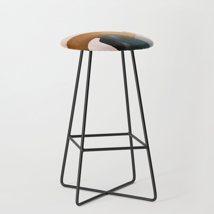 Brushstroke rainbows Stool Gallery Image 1