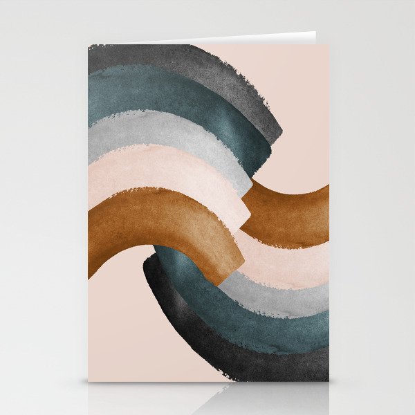 Brushstroke rainbows Stationery Card Gallery Image 2