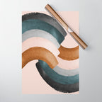 Brushstroke rainbows Wrapping Paper Gallery Image 1