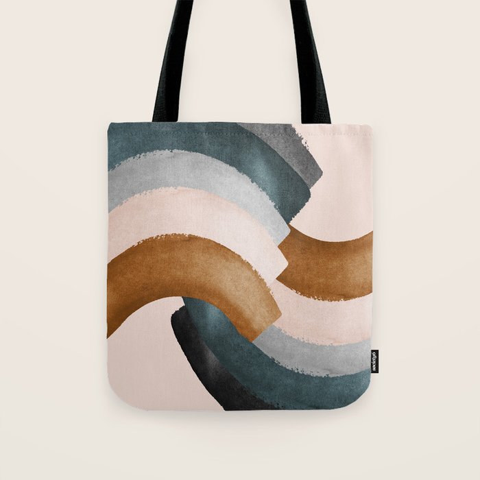 Brushstroke rainbows Tote Bag Gallery Image 1