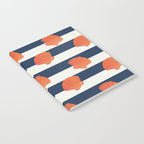 Orange clamshell and navy stripes Notebook Gallery Image 2