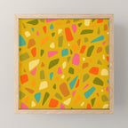 Terrazzo in Mustard Mini Art Print Gallery Image 1