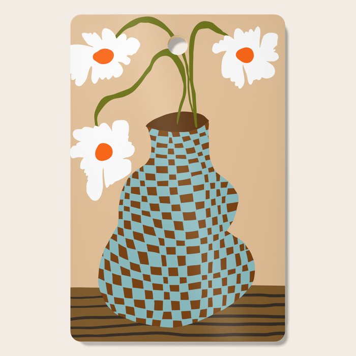 Party floral pottery  Cutting Board Gallery Image 1
