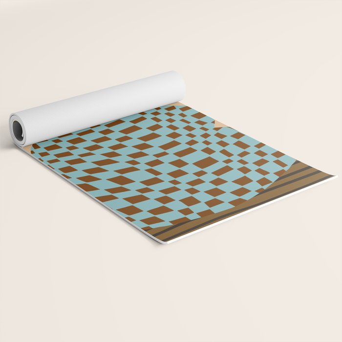 Party floral pottery  Yoga Mat Gallery Image 2