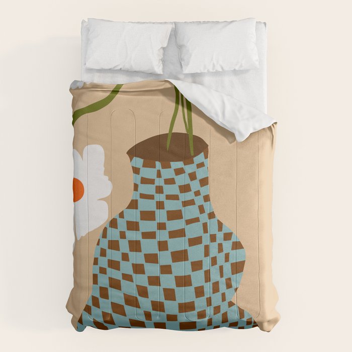 Party floral pottery  Comforter Gallery Image 1