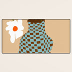 Party floral pottery  Desk Mat Gallery Image 3