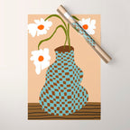 Party floral pottery  Wrapping Paper Gallery Image 1