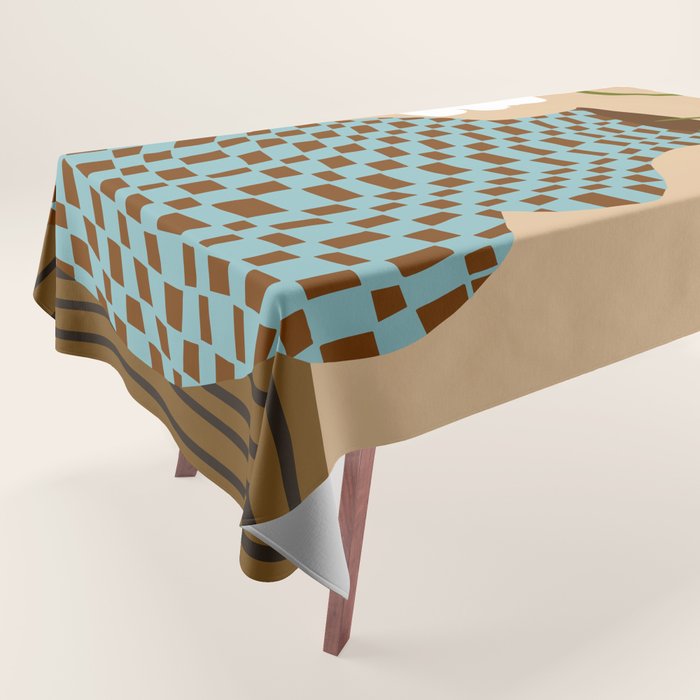 Party floral pottery  Tablecloth Gallery Image 1