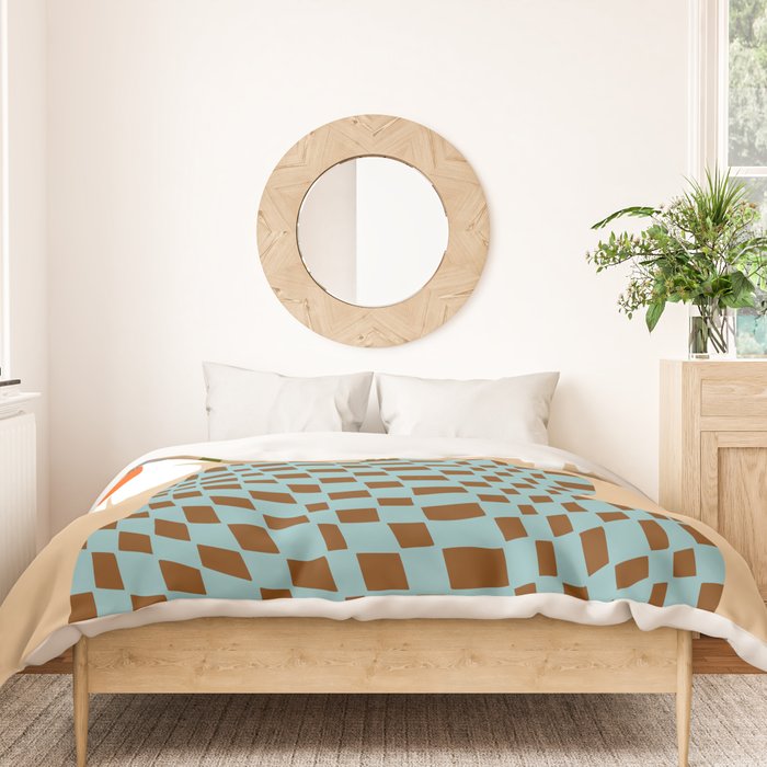 Party floral pottery  Duvet Cover Gallery Image 3