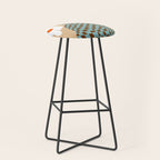 Party floral pottery  Stool Gallery Image 1