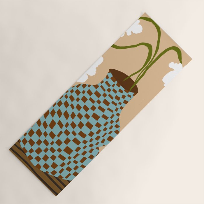 Party floral pottery  Yoga Mat Gallery Image 1