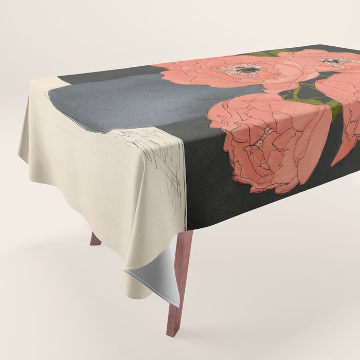 Bouquet Gift Red Tablecloth Gallery Image 1
