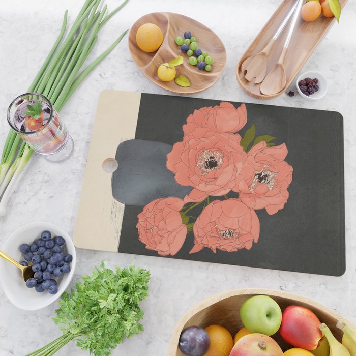 Bouquet Gift Red Cutting Board Gallery Image 2
