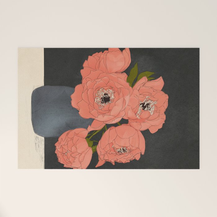 Bouquet Gift Red Welcome Mat Gallery Image 1