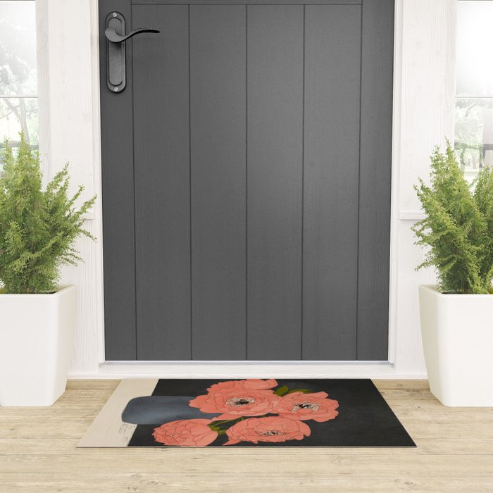 Bouquet Gift Red Welcome Mat Gallery Image 3