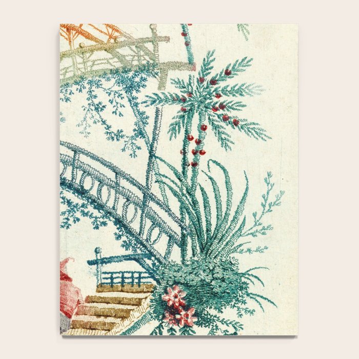Enchanted Waterfall Garden 19th Century Chinoiserie Notebook Gallery Image 4