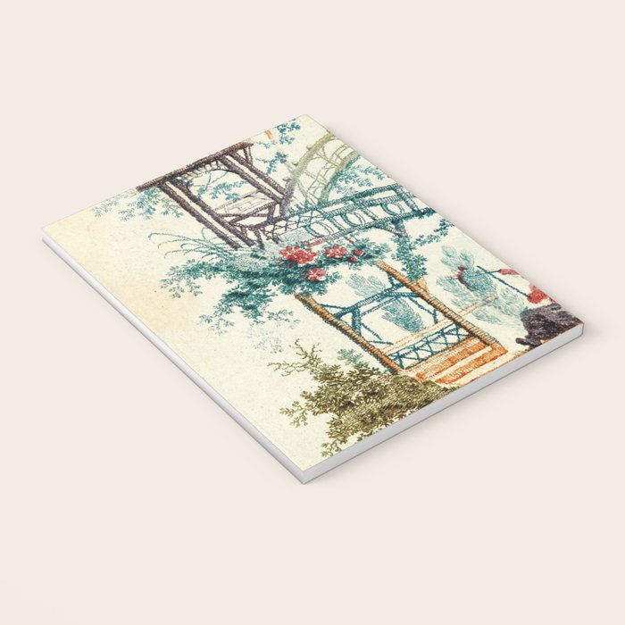 Enchanted Waterfall Garden 19th Century Chinoiserie Notebook Gallery Image 3