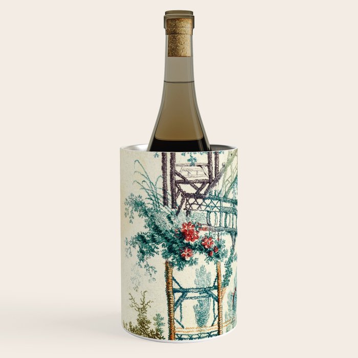 Enchanted Waterfall Garden 19th Century Chinoiserie Wine Chiller Gallery Image 2
