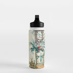Enchanted Waterfall Garden 19th Century Chinoiserie Water Bottle Gallery Image 3
