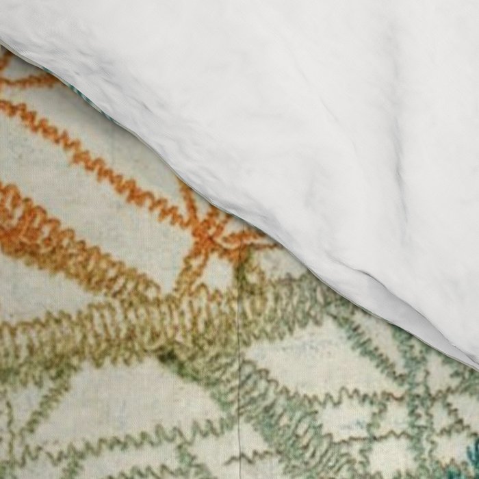 Enchanted Waterfall Garden 19th Century Chinoiserie Comforter Gallery Image 4