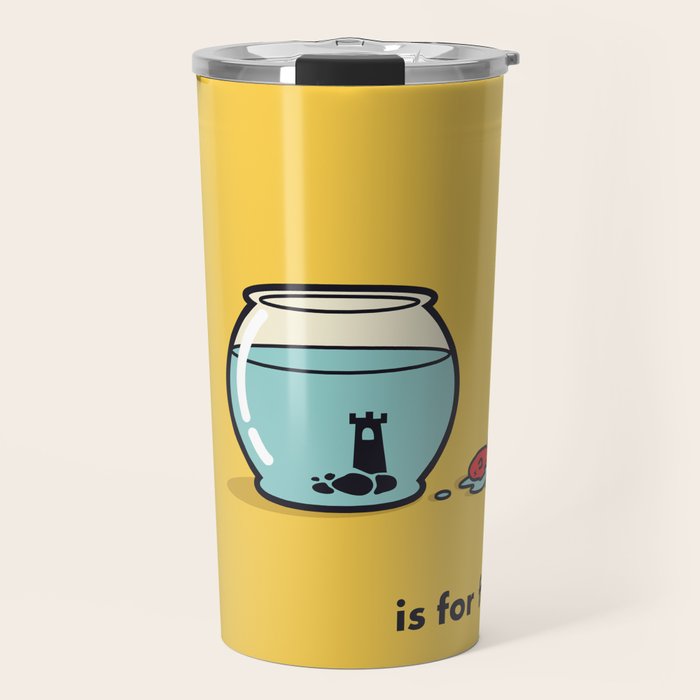 F is for freedom - the irony Travel Mug Gallery Image 1