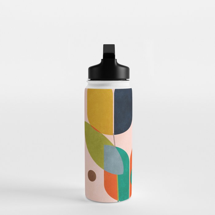 floral shapes III Water Bottle Gallery Image 3