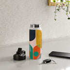 floral shapes III Water Bottle Gallery Image 4