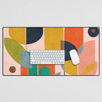 floral shapes III Desk Mat Gallery Image 1