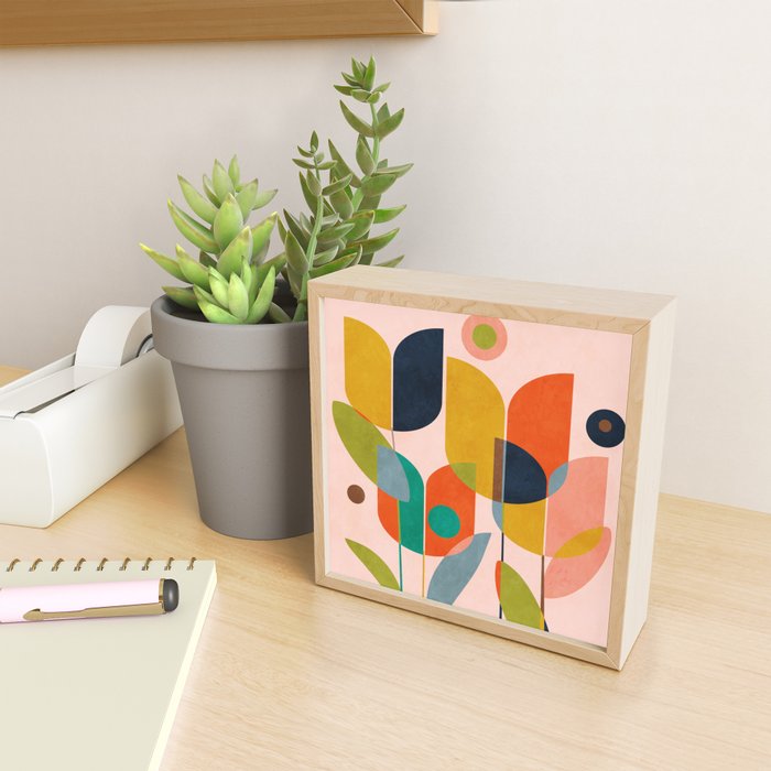 floral shapes III Mini Art Print Gallery Image 2