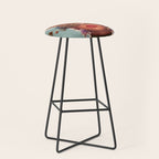Blossom in a golden asymmetry Stool Gallery Image 1