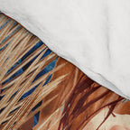Blossom in a golden asymmetry Comforter Gallery Image 4