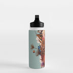 Blossom in a golden asymmetry Water Bottle Gallery Image 3